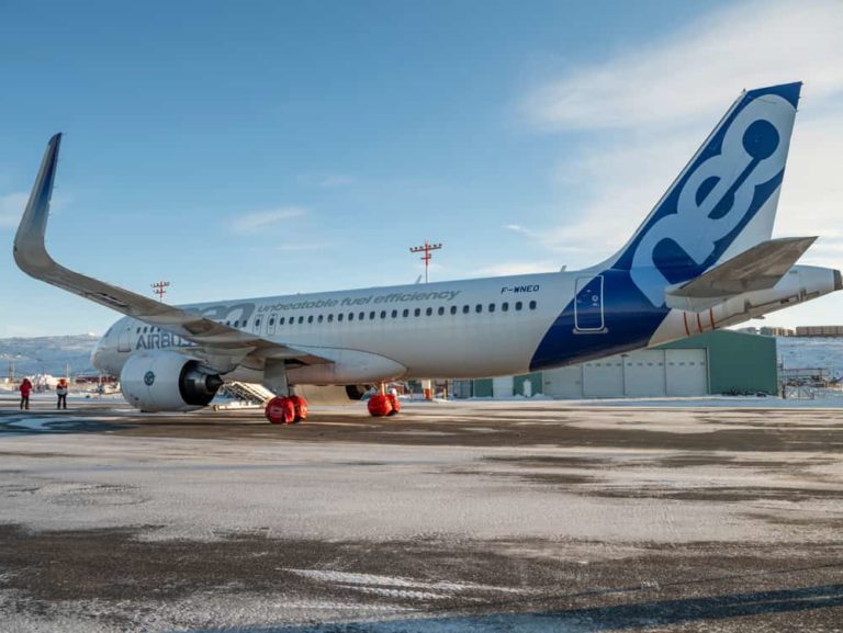 A320neo Airbus Msn6101 Cold Weather On The Ground